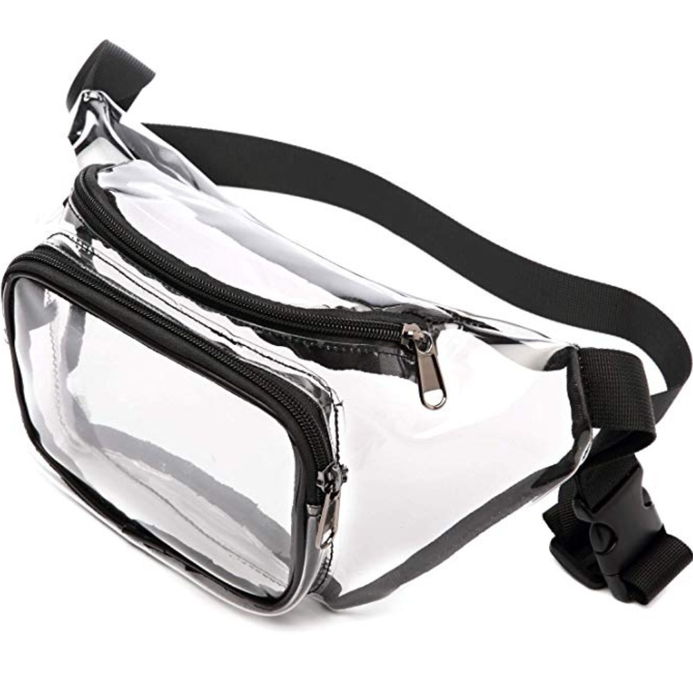 Clear Fanny Pack Stadium Approved - Transparent